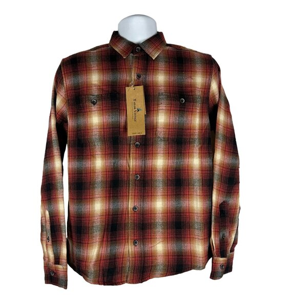Tailor Vintage LuxePerformance Mens Plaid Shirt Moisture Wicking Stretch Size S - Picture 1 of 8